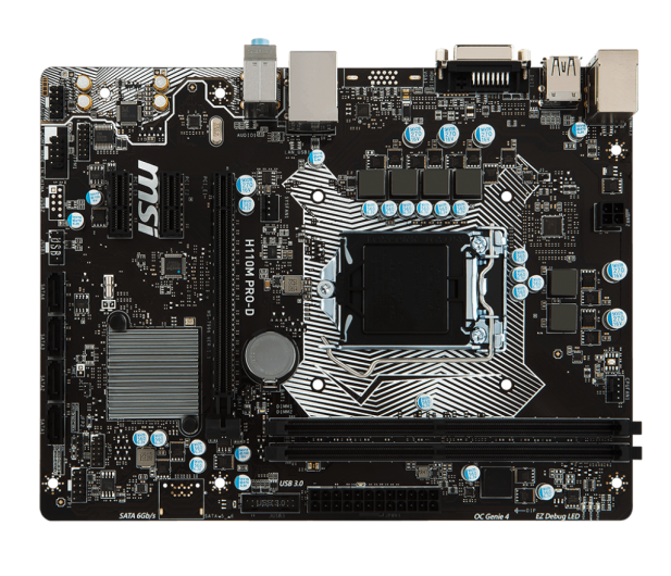 MSI H110M PRO-D (PCI-E DDR4) - 281628 - zdjęcie 4